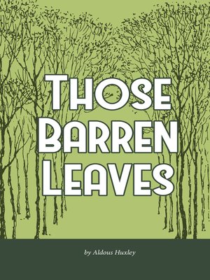 Those Barren Leaves - ebook